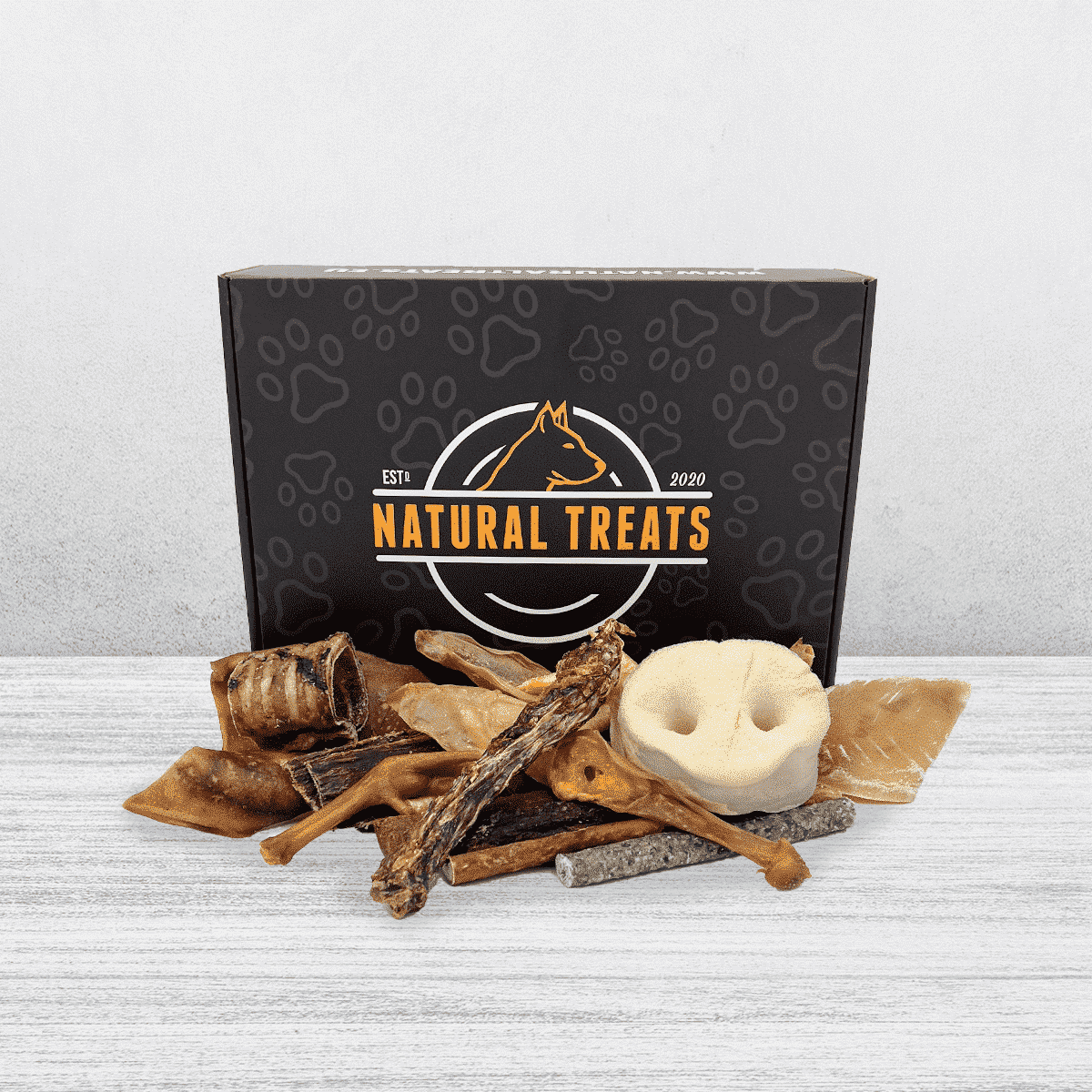 Original natural dog treats box standard size